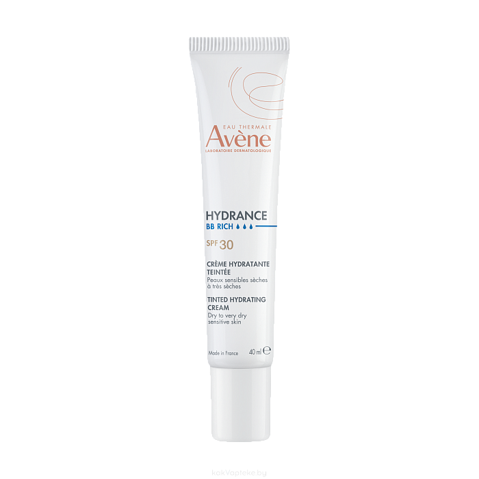 AVENE HYDRANCE BB-RICHE Увлажняющий крем с тонирующим эффектом SPF30 40 мл