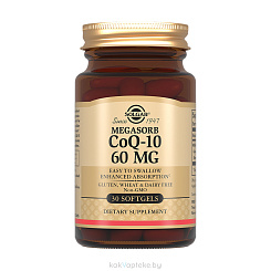 Solgar Коэнзим Q-10 60 мг, БАД капсулы №30