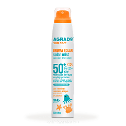 AGRADO Детский солнцезащитный мист SPF50+ / Solar mist SPF50+ KIDS, 200мл