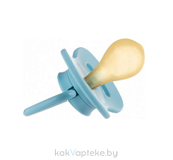 Сanpol babies Соска-пустышка латексная круглая, 1 шт., (блистр), (Nude), 0-6 мес.  Арт.23/223_blu