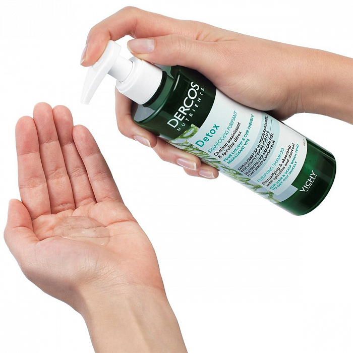 VICHY DERCOS NUTRIENTS Шампунь глубоко очищающий "Detox", 250 мл