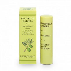 L'Erbolario Защитный бальзам для губ с оливковым маслом и маслом чайного дерева 4,5 мл