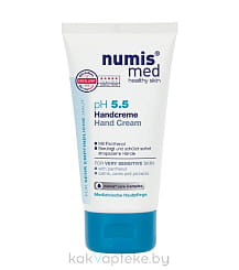 Numis med Крем увлажняющий для рук pH 5,5 для чувствительной кожи с пантенолом, 75 мл