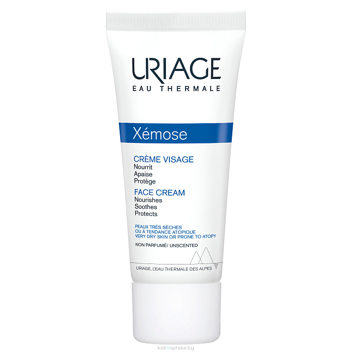 Uriage Крем для лица Ксемоз / Xemose Creme visage 40 мл