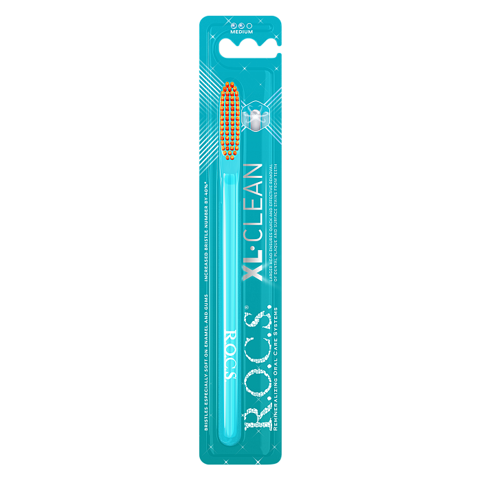 R.O.C.S. Зубная щетка XL-CLEAN (средняя)
