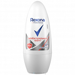 Rexona Антиперспирант шариковый Антибактериальный эффект, 50 мл