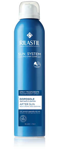 Rilastil SUN SYSTEM Спрей увлажняющий и успокаивающий после загара с pro-DNA complex  для чувствительной кожи, 200 мл