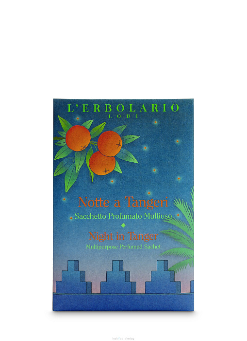 L'Erbolario НОЧЬ В ТАНЖЕРЕ Универсальное ароматизированное саше