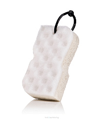 SUAVIPIEL Губка массажная для мытья тела BLACK AQUAPOWER MASSAGE SPONGE