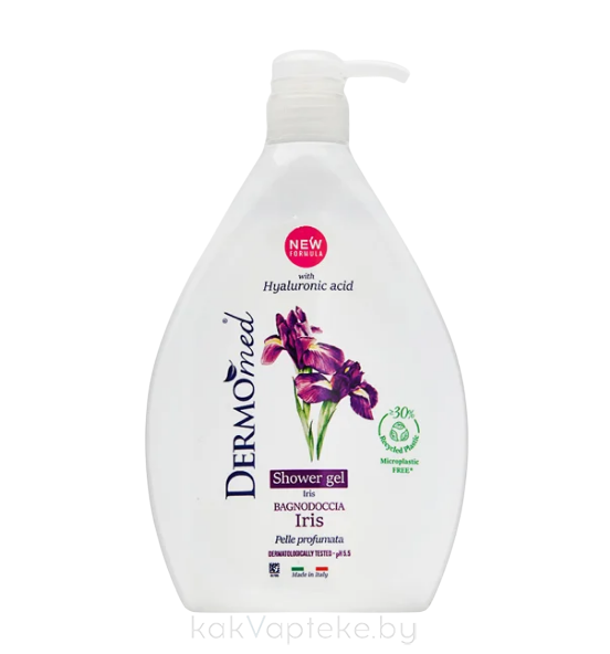 DЕRMOMED Гель для душа Ирис / SHOWER GEL IRIS, 1000 мл