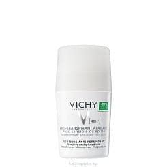 VICHY Дезодорант-антиперспирант шариковый для очень чувствительной кожи, 50 мл