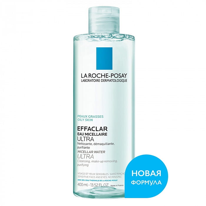 La Roche-Posay Effaclar Вода мицеллярная для жирной и проблемной кожи "Ultra" 400 мл