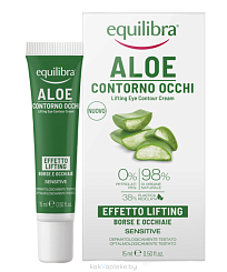 EQUILIBRA Алоэ Крем-лифтинг для ухода за кожей вокруг глаз 15 мл