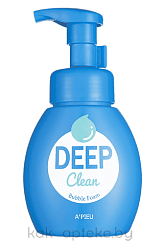 A'PIEU Кислородная пенка для глубокого очищения кожи Deep Clean Bubble Foam, 200 мл