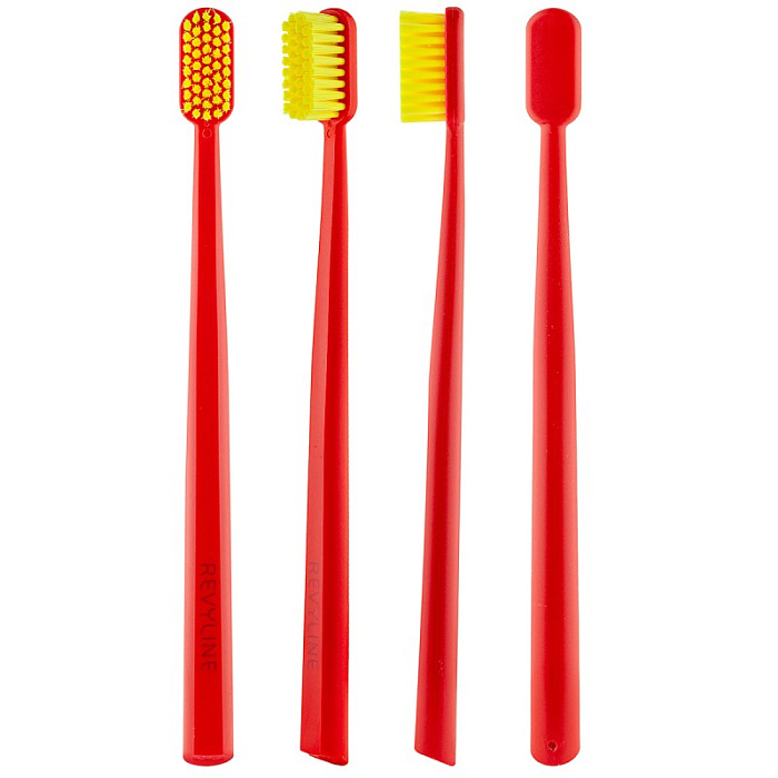 Revyline SM6000 Зубная щетка (краснаяс желтой щетиной 6933)