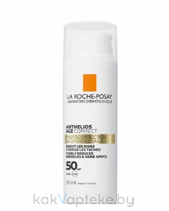 La Roche-Posay Anthelios Крем солнцезащитный антивозрастной для лица SPF50/PPD19, 50 мл