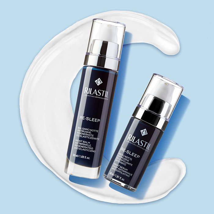 Rilastil RE-SLEEP Ночная сыворотка против глубоких морщин с отшелушивающим эффектом, 30 мл