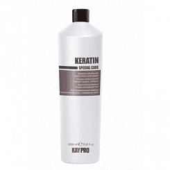 KAYPRO CPECIAL CARE KERATIN Восстанавливающий шампунь с кератином для химически-обработанных и поврежденных волос 1000 мл.