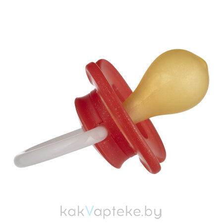 Canpol babies Пустышка-соска латексная (круглая  0-6 мес.,  23/221 red_new