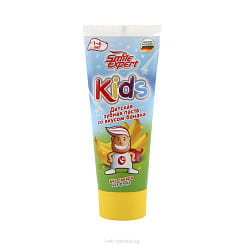 Smile Expert Kids Детская зубная паста со вкусом банана без фтора от 1-6 лет, 75 мл