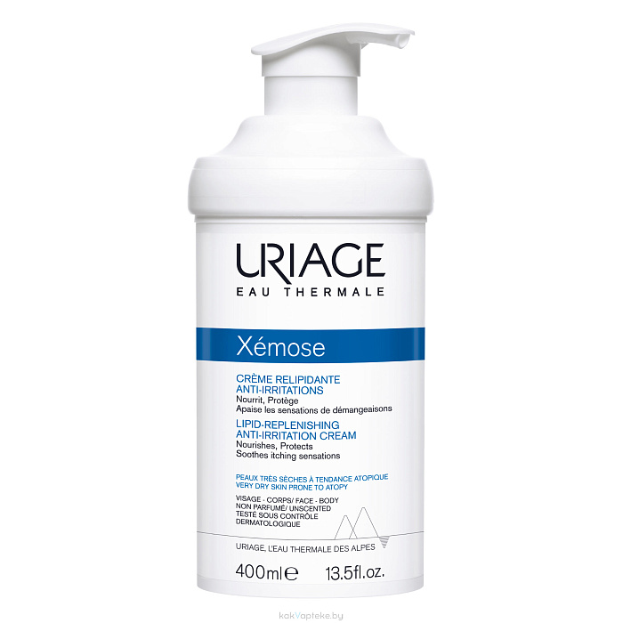 Uriage Крем липидовосстанавливающий КСЕМОЗ / Xеmose против раздражений, 400 мл