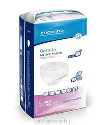 ENCARINE Подгузники-трусы для взрослых L (PREMIUM 8 капель), 30 шт