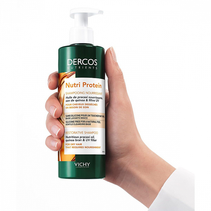 VICHY DERCOS NUTRIENTS Nutri Protein Шампунь Восстанавливающий 250 мл