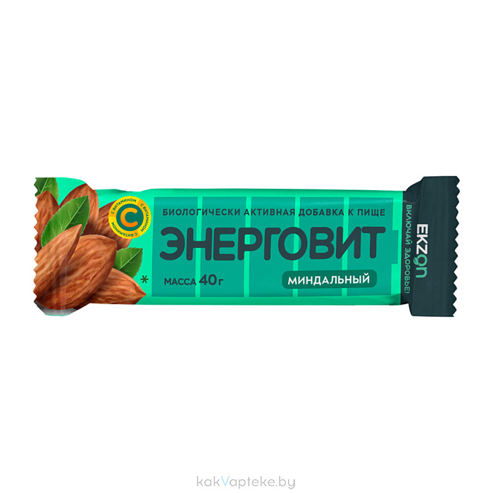 Энерговит миндальный 40г