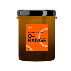 Aroma HOME Свеча ароматизированная для дома MODERN FRUITS Orange 230 гр