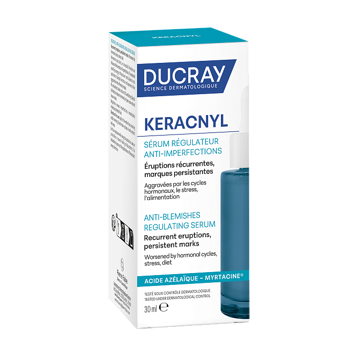 DUCRAY KERACNYL REGULATING SERUM Разглаживающая сыворотка для проблемной кожи, склонной к акне 30 мл