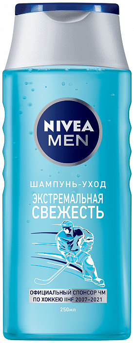 NIVEA Men Шампунь-уход "Экстремальная свежесть", 250 мл