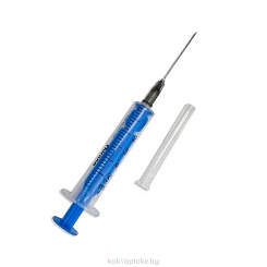 Шприц инъекц. CHIRANA ст. о/п двухкомпонентный 5мл Luer с иглой 0,70 x 35 мм (22Gx1 2/5