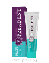 PRESIDENT PROFI Зубная паста Exclusive (75 RDA), 50 мл