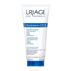 Uriage БАРЬЕДЕРМ ОЧИЩАЮЩИЙ ЦИКА-ГЕЛЬ с Cu-Zn / Bariederm Cica-Gel
Nettoyant au Cu-Zn, 200 мл