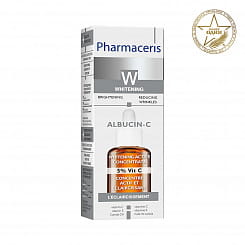 Pharmaceris W Отбеливающий активный концентрат с 5% витамином C Albucin-C, 30 мл