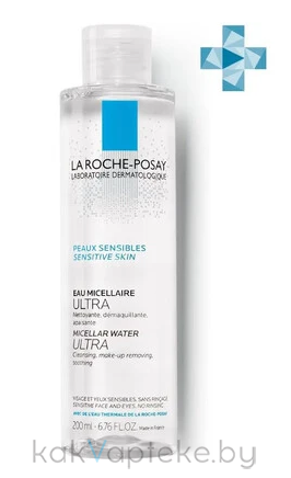 La Roche-Posay Вода мицеллярная для чувствительной кожи "Ultra" 200 мл