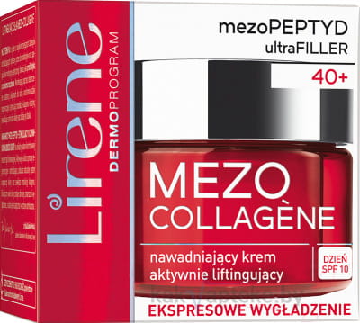 Lirene Укрепляющий крем с эффектом лифтинга SPF 10 MEZO COLLAGENE, 50 мл