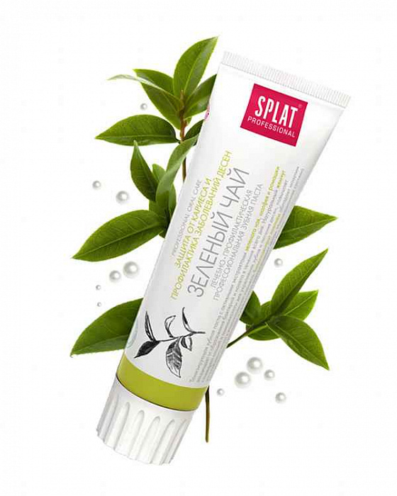 Зубная паста серии Professional SPLAT (СПЛАТ) GREEN TEA/ЗЕЛЕНЫЙ ЧАЙ 100 мл