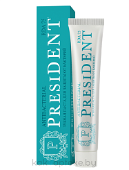 PRESIDENT Зубная паста Antibacterial (75 RDA), 50 мл