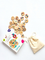 Уланик Меморики деревянные (Микки Маус и Друзья) арт. dis-md004