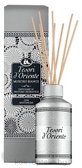 Tesori d’Oriente Ароматический диффузор с палочками «БЕЛЫЙ МУСКУС», 200 мл
