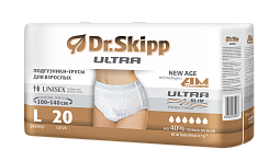 Dr. Skipp Подгузники-трусы для взрослых (Ultra), р-р L. 20 шт