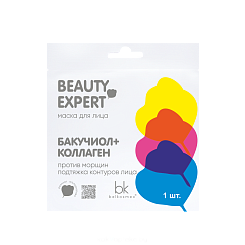 BEAUTY EXPERT Маска для лица бакучиол + коллаген, 23г