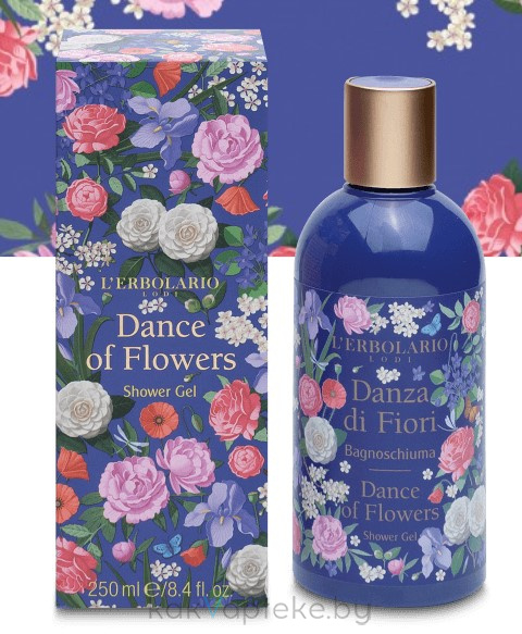 L'Erbolario ТАНЕЦ ЦВЕТОВ Гель для душа 250 мл