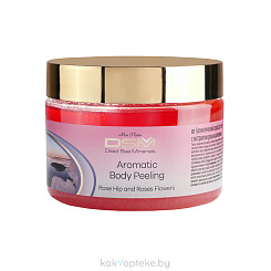 DSM Mon Platin Ароматический скраб для тела с экстрактом розы и шиповника (330мл)