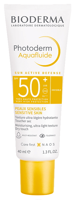 Bioderma Флюид солнцезащитный Photoderm Aquafluide SPF 50 +, 40 мл
