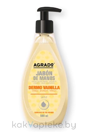 AGRADO Жидкое мыло для рук  Ваниль / Vanilla Liquid Handwash, 500мл