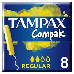 Tampax Compak Regular Женские гигиен. тампоны с аппликатором 8 шт