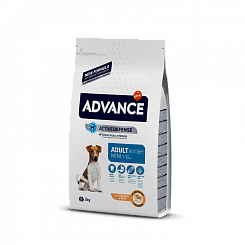 Advance Adult mini корм для взрослых собак мелких пород, 3кг