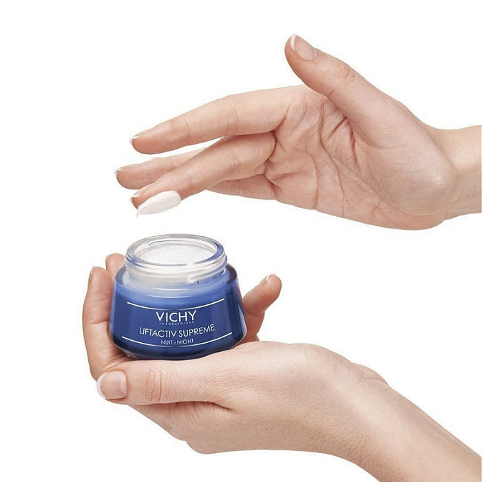 Vichy LIFTACTIV SUPREME Крем ночной против морщин для
 упругости и увлажнения кожи, 50 мл